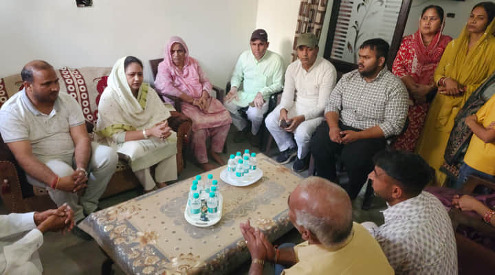 Suman Saini listened to the family's pain.
