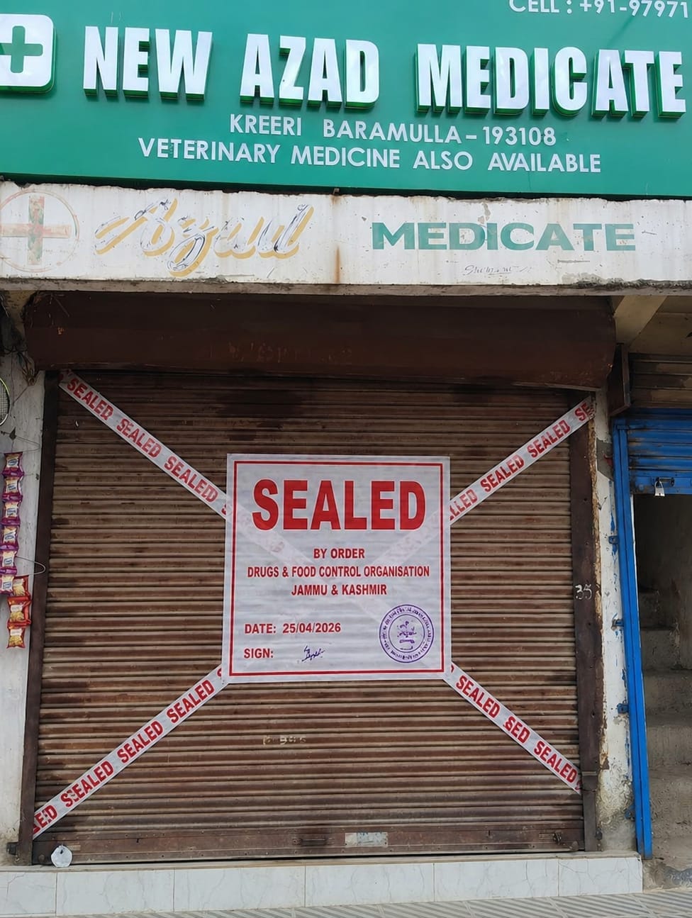 Srinagar, Drug Network Destroyed, Police Taken, Medical Shop Selead