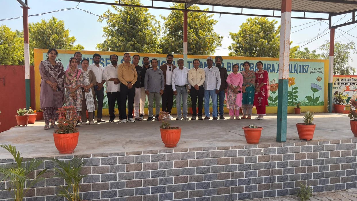 Former students shared their experiences at Government School Thanbad.