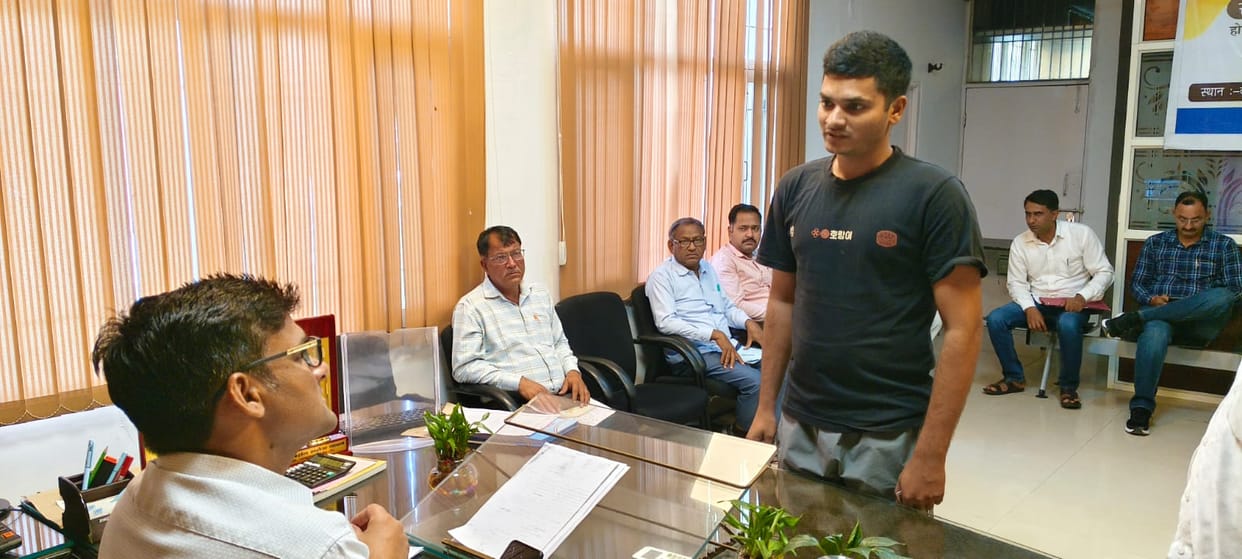 Demanded to change the location of the dumping yard in the camp
