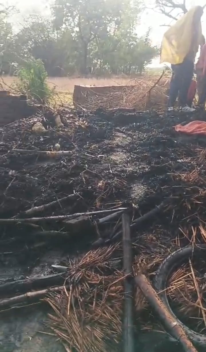 Strong winds ignited the fire, reducing households to ashes