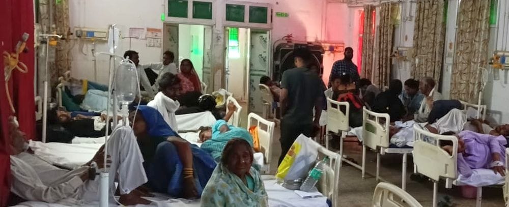 Platelets falling in viral fever