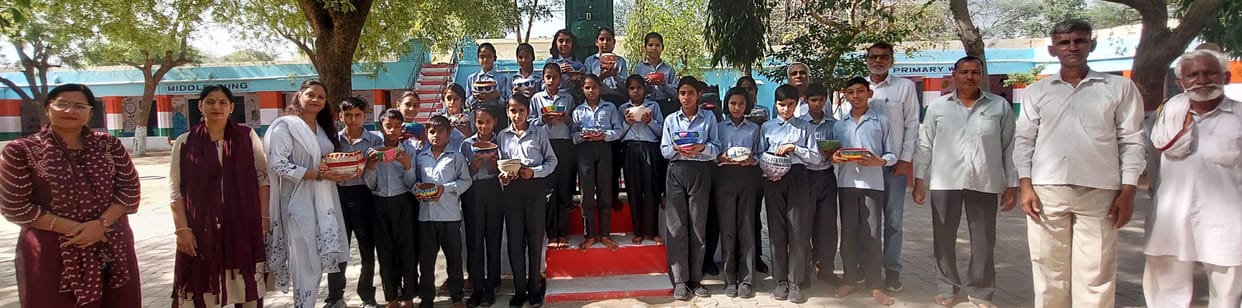 Nangal Mohanpur school becomes a refuge for birds in the scorching heat