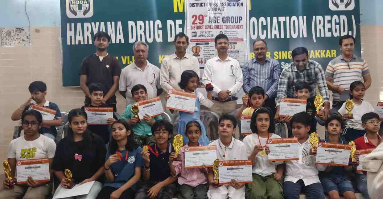 Navraj, Hitansh, and Saksham Emerge as Winners in District-Level Chess Competition