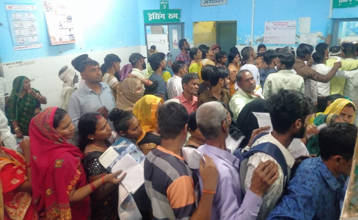 Due to the heat, patients of stomach ache, cough and vomiting increased in the OPD