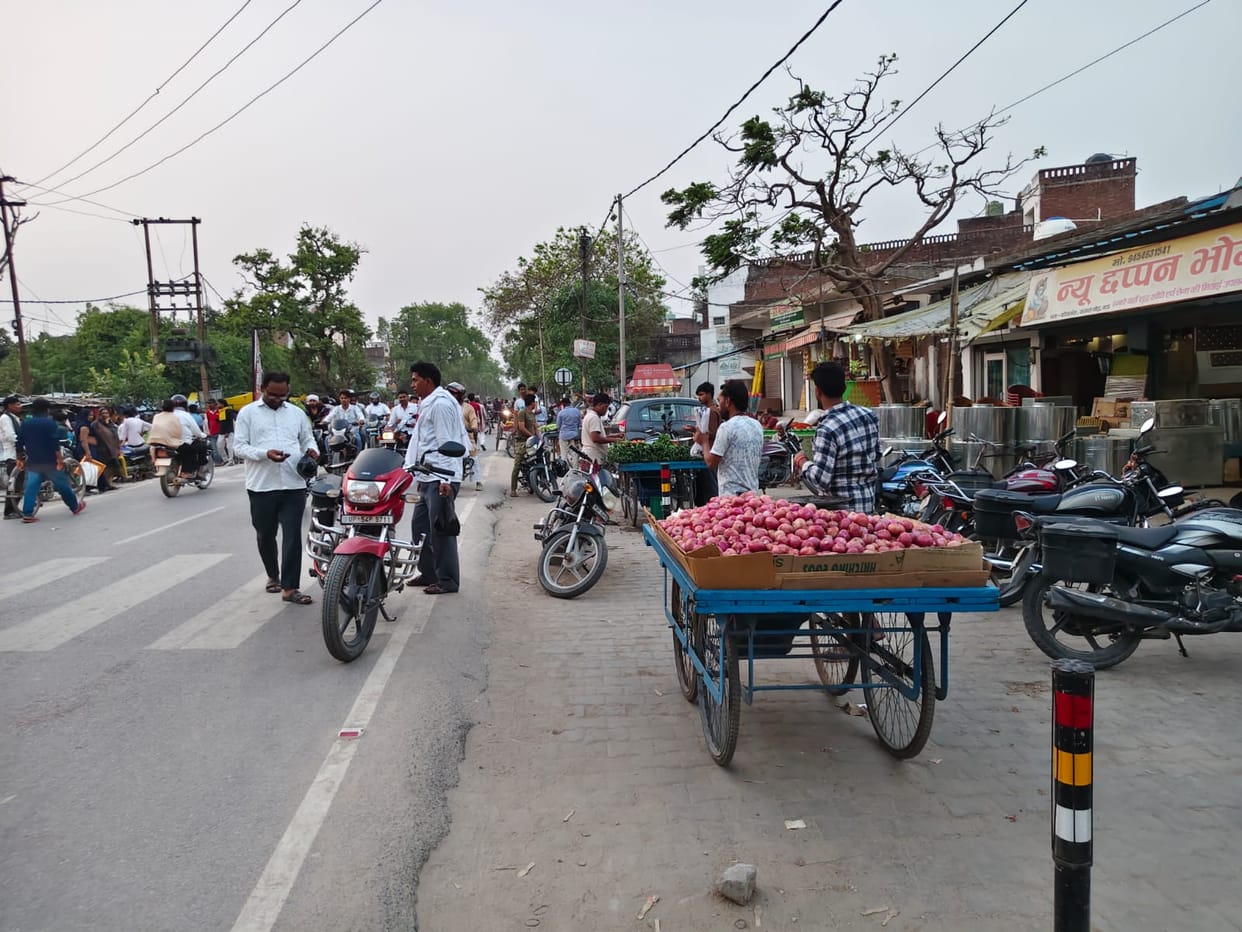 In the last eight years, one place in the district has become a non-wedding zone, and there too encroachment has taken place.