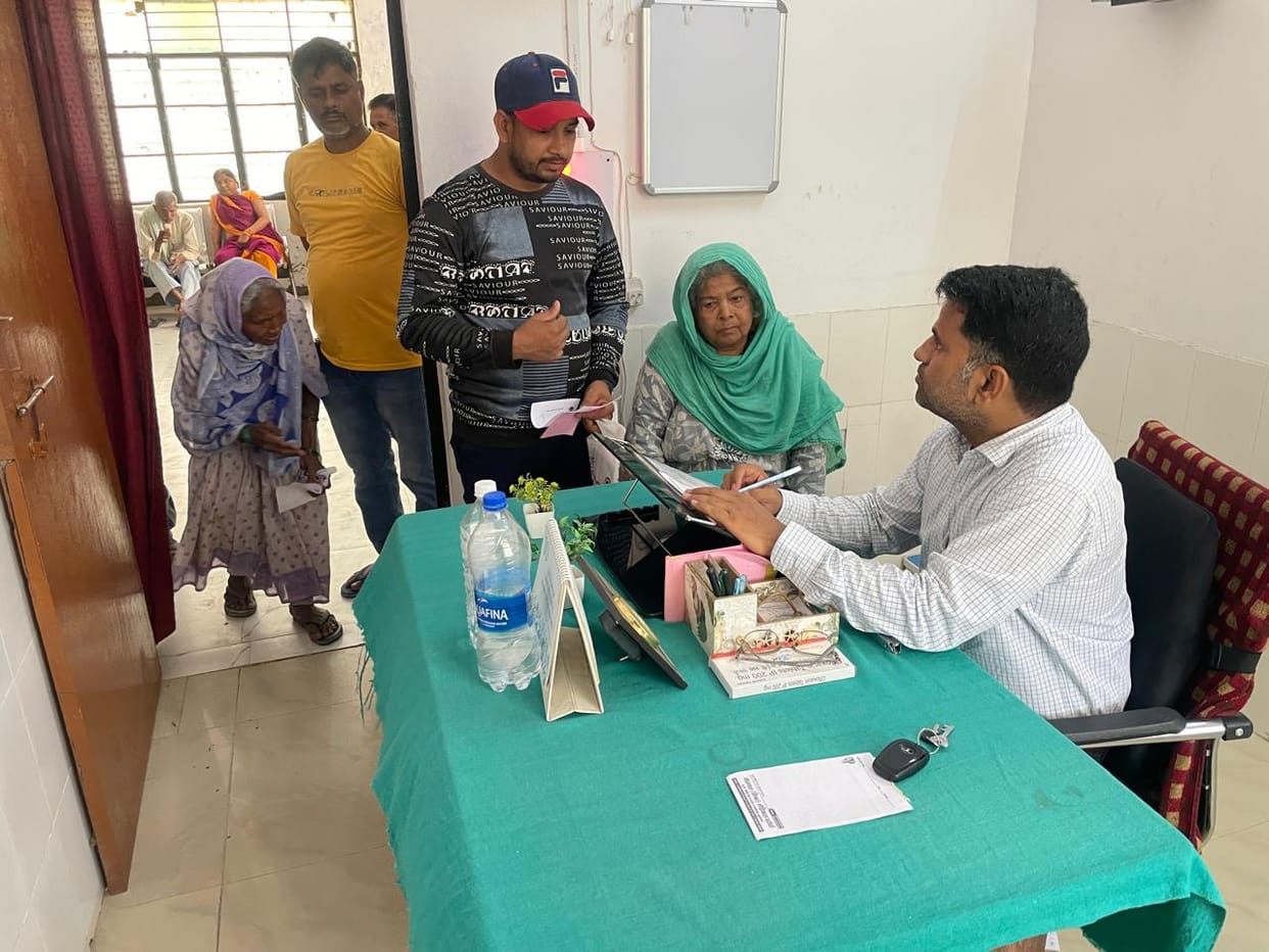 Most of the patients at the health fair were suffering from viral infections and diarrhea.