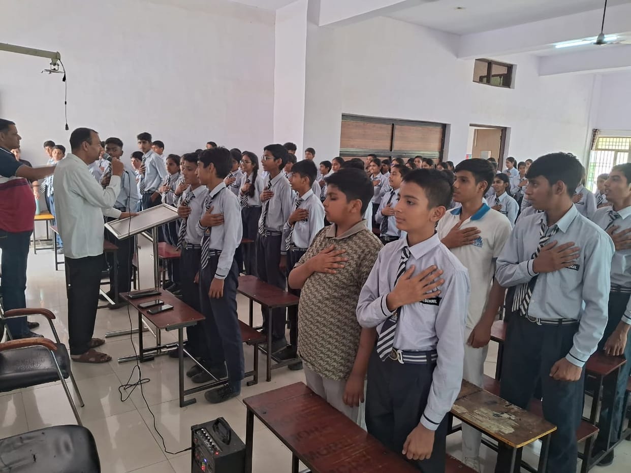 Students were made aware about the ill effects of drug abuse.