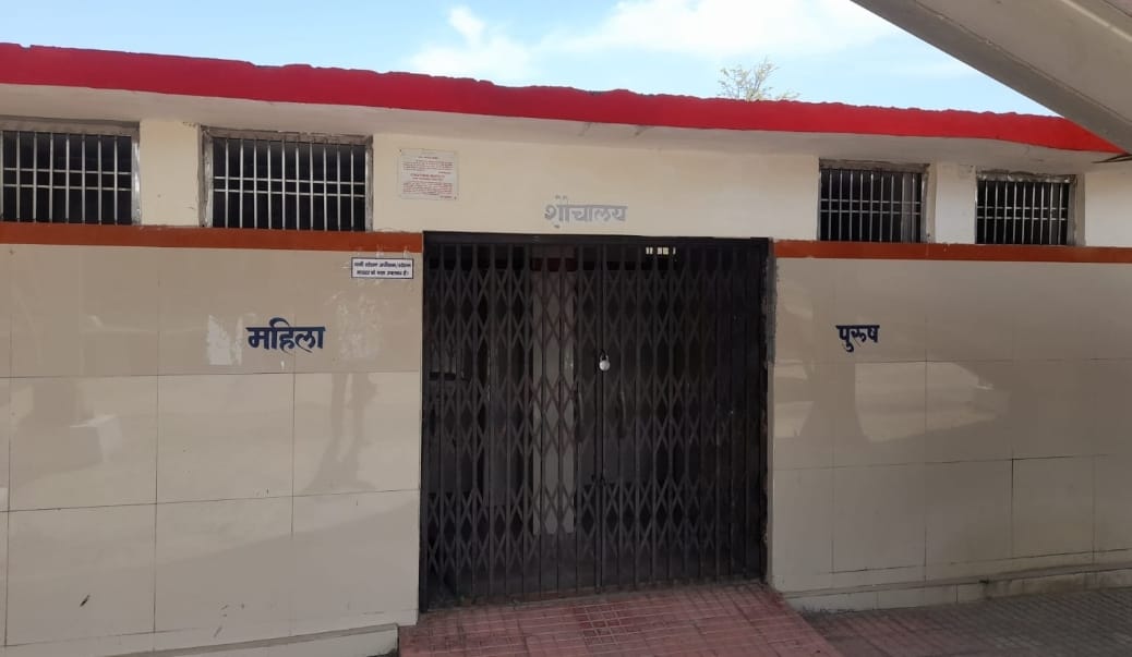 Passengers face problems due to closure of toilets at railway station