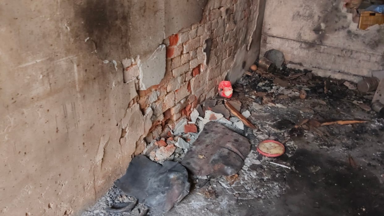 cylinder blast in damdama