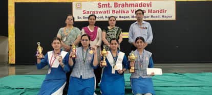 Saumya Tyagi stood first in shooting, three students won gold medals
