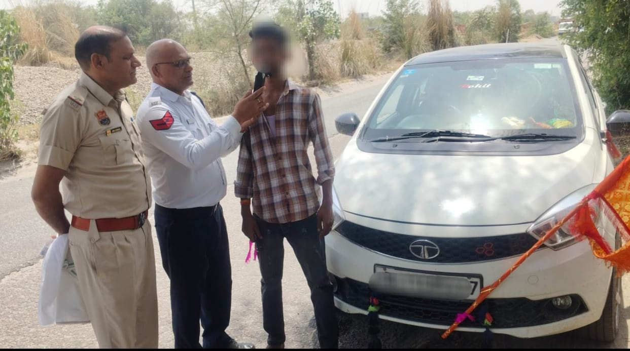 1,237 challans were issued for violating rules.