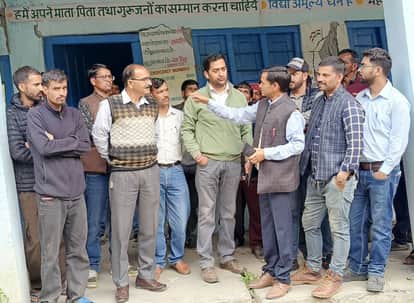 The team conducted a joint inspection for the reconstruction of damaged school buildings.