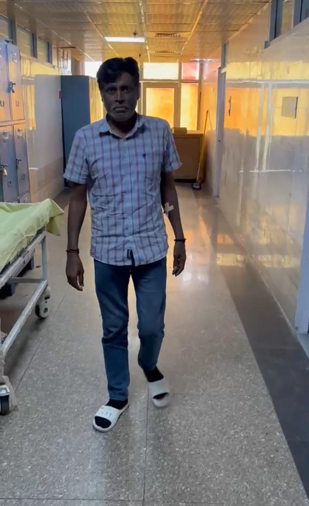 Treatment in the golden time gave a new lease of life to a brain stroke patient