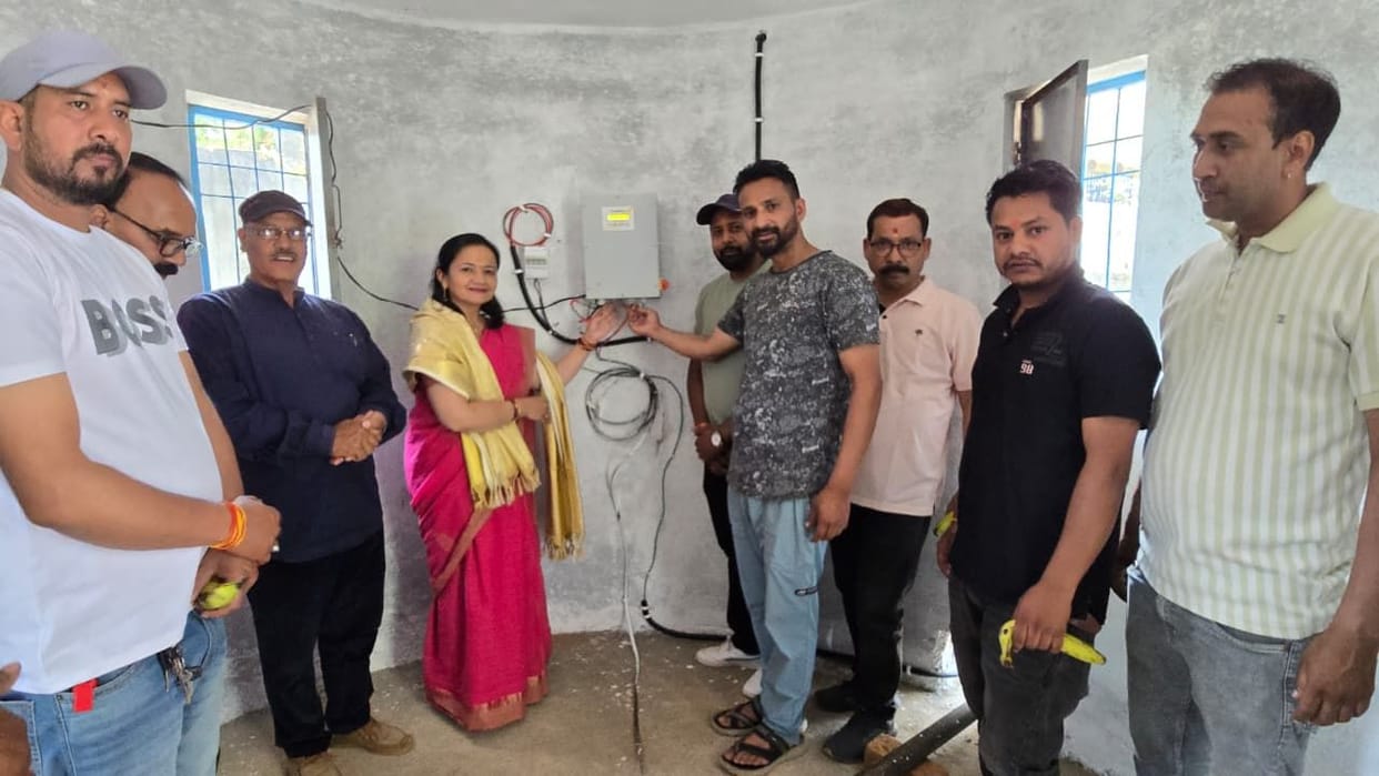 Solar drinking water lift scheme started in Sikdani