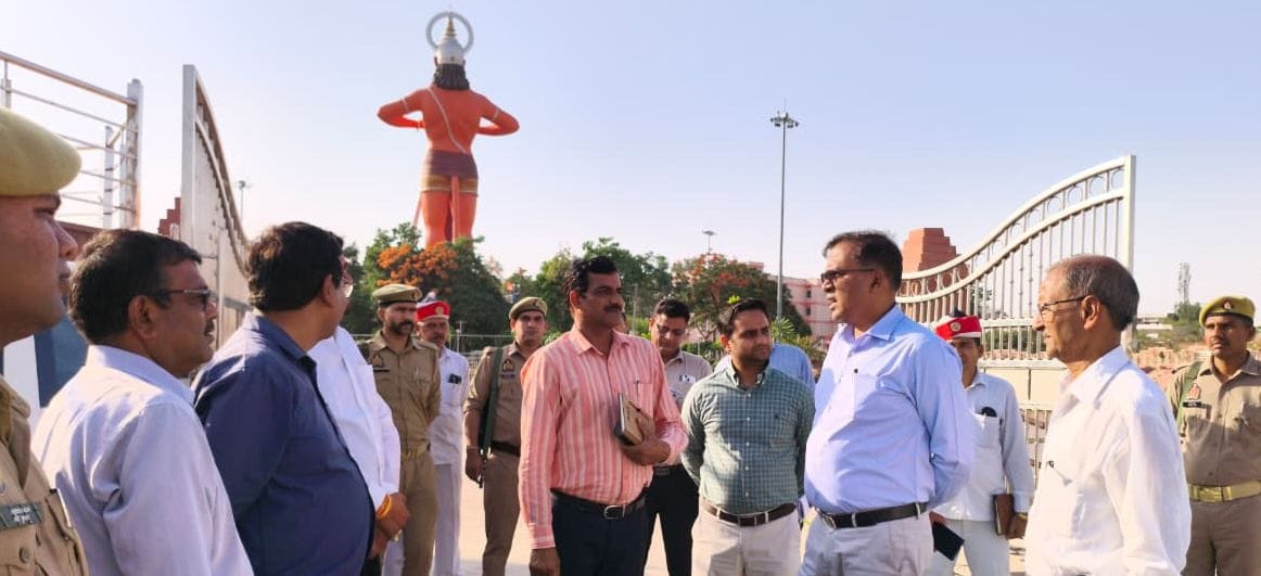 Instructions Issued to Complete Beautification of Hanumatdham by May 31