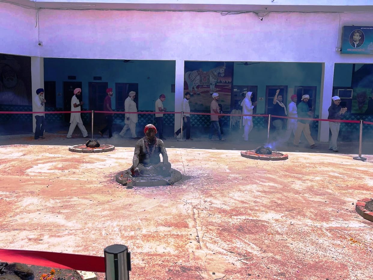 Panch Dhooni Agni Tapasya started at Jag Jyoti Darbar