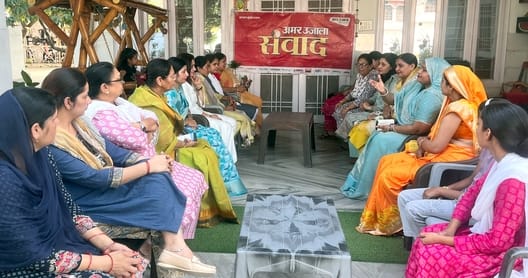 Women should set an example by moving ahead with hard work and dedication.