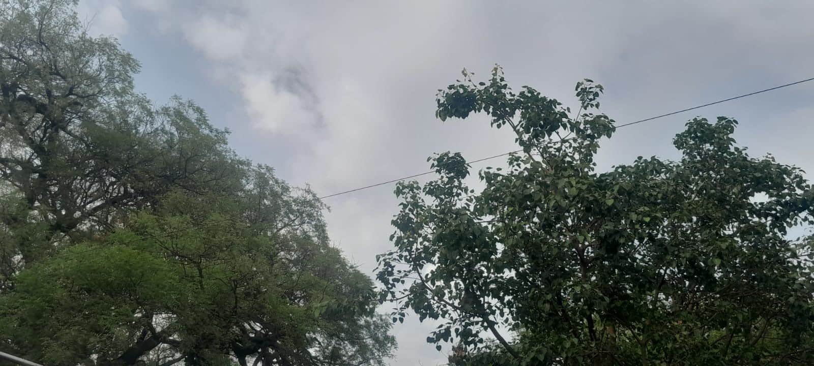 मंगलवार शाम छाए हल्के बादल। संवाद