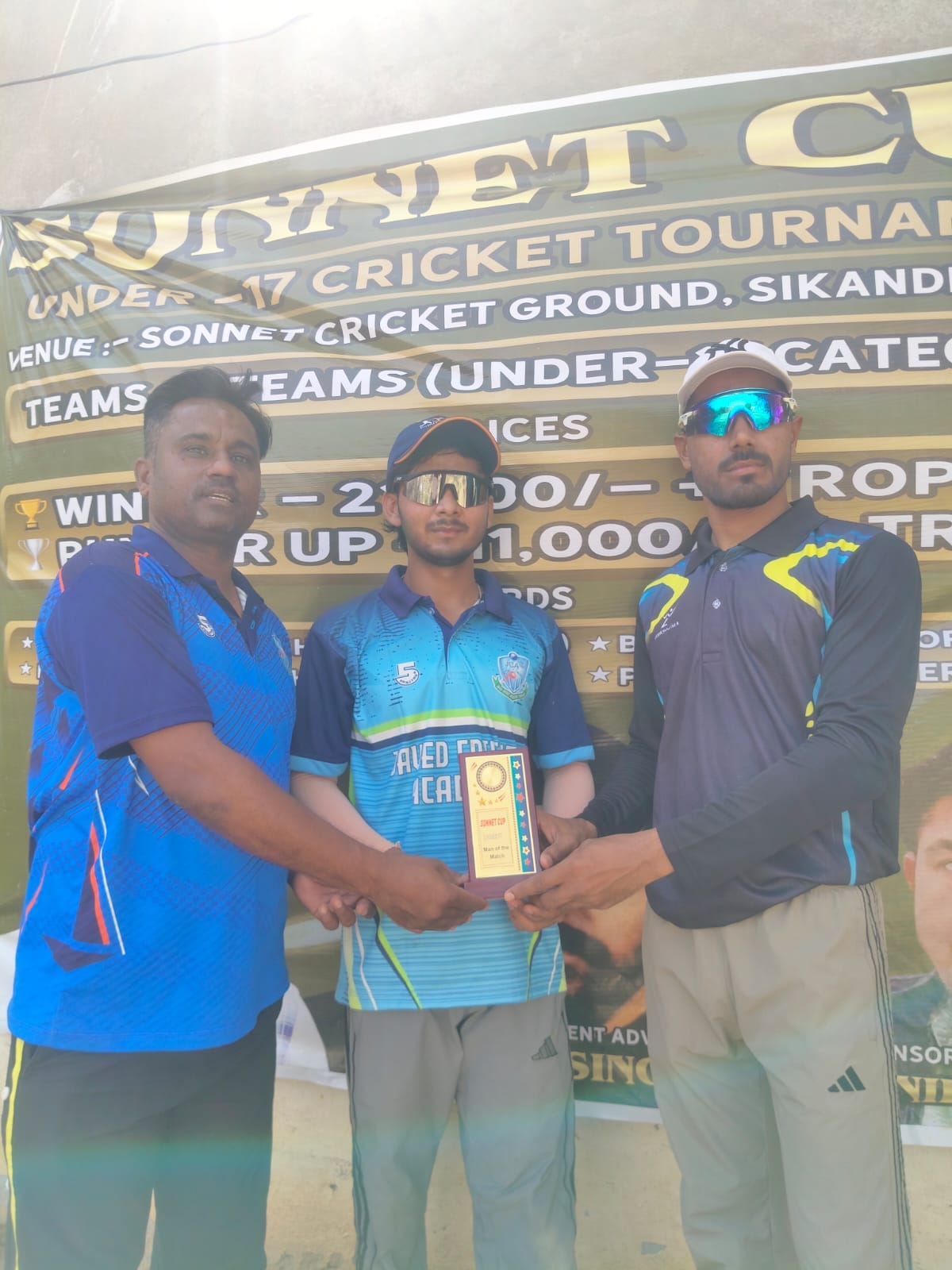 Javed Cricket Academy won the semi-final