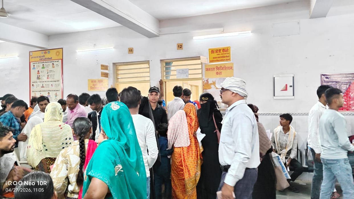 The effect of severe heat: 1254 patients reached the district hospital