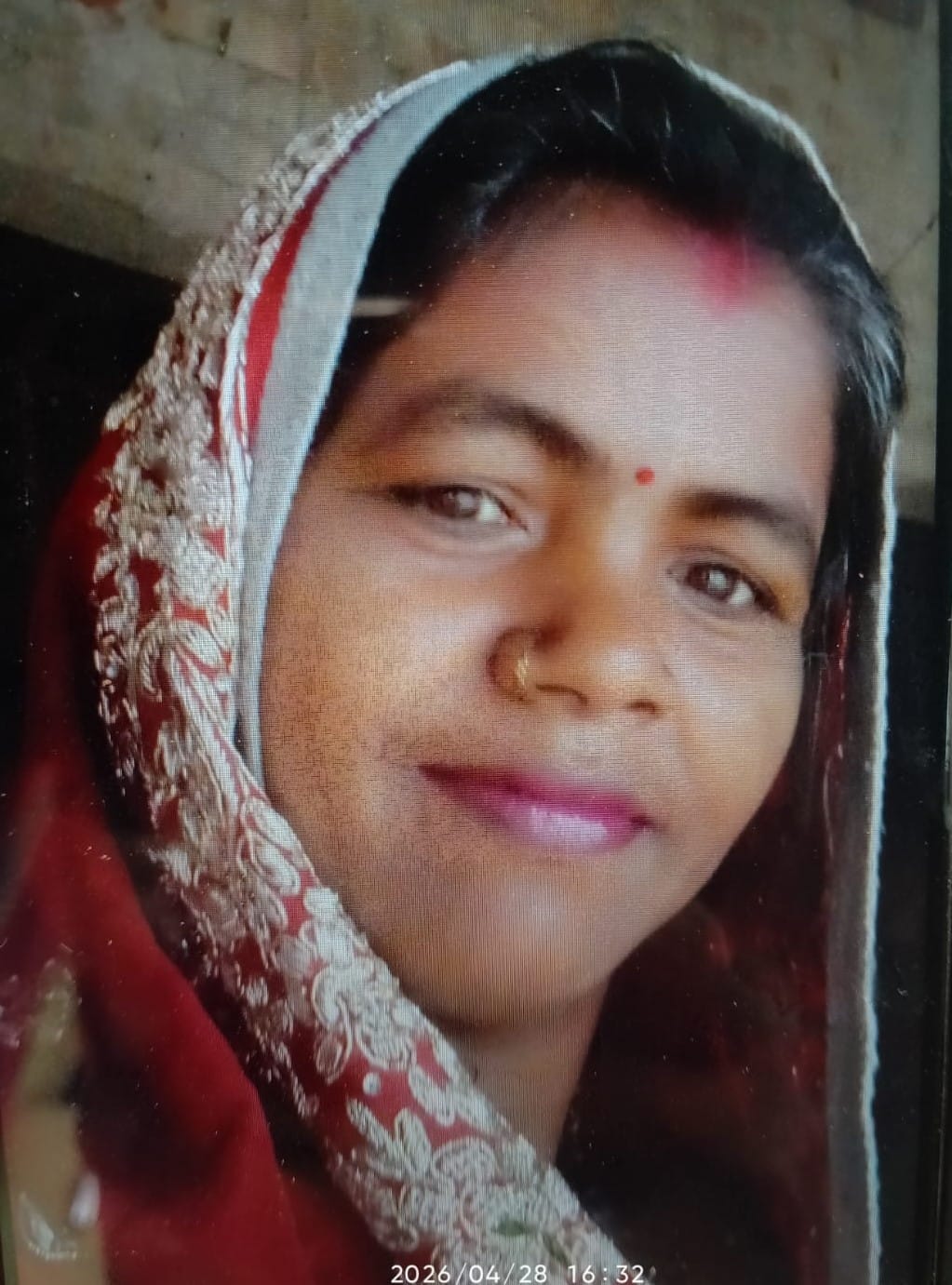 Wife murdered by having her throat slit with a shovel while she slept.