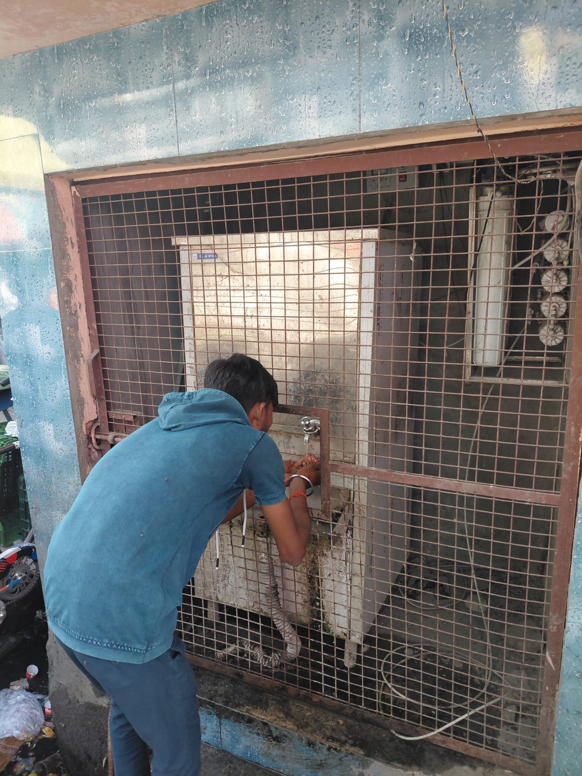 Municipality freezers spewing hot water in summer