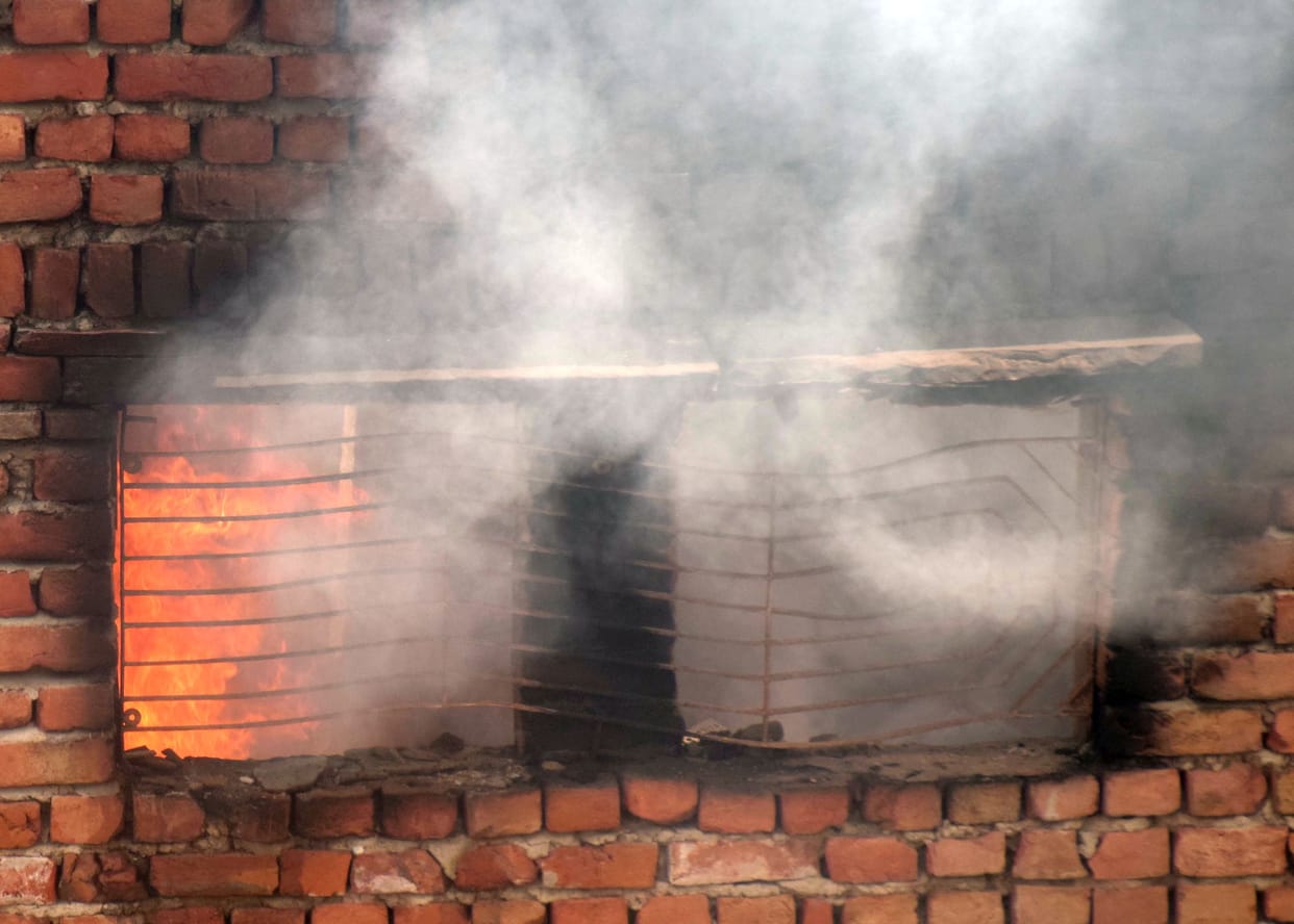 Fire breaks out in shoe factory, explosions continue for three hours
