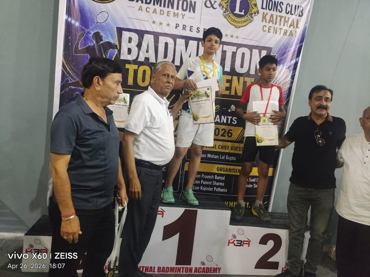 Players showed their strength in the state badminton tournament
