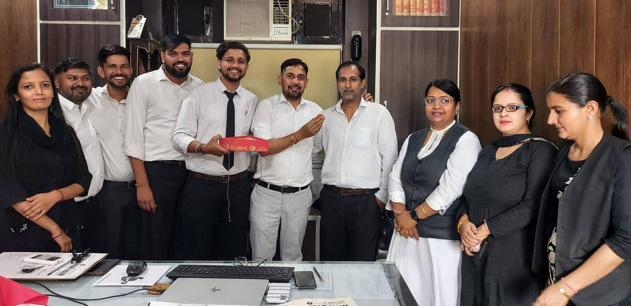 Joy at the Narwana Bar over Karamjit becoming a Bar Council member.