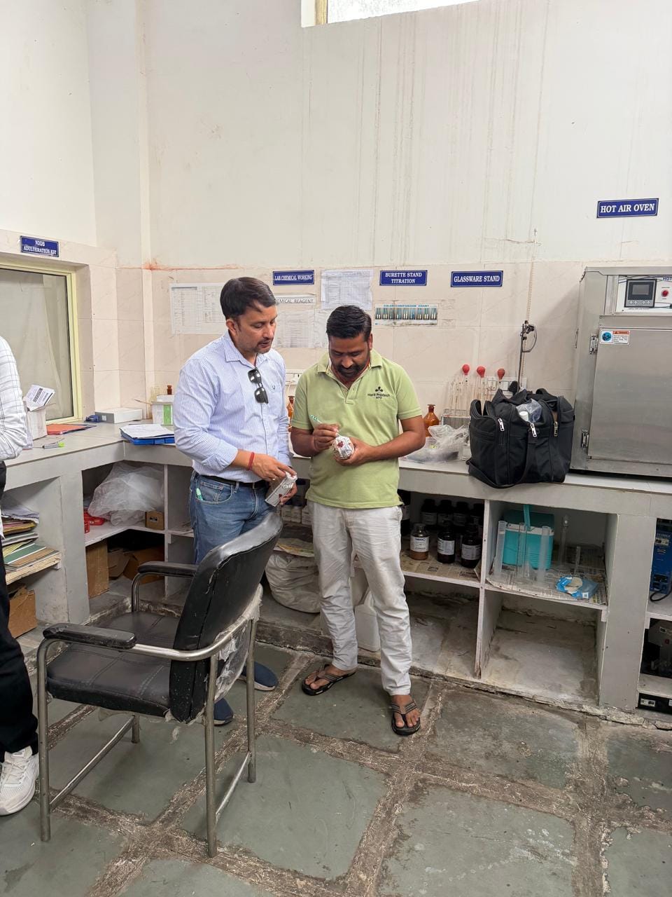 112 samples taken from 35 units to prevent adulteration in milk and milk products