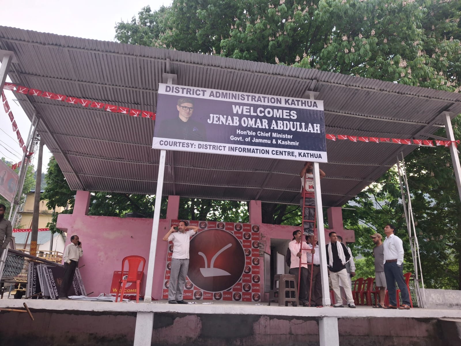 बनी में मुख्यमंत्री के दौरे को लेकर चल रही तैयारियांसंवाद