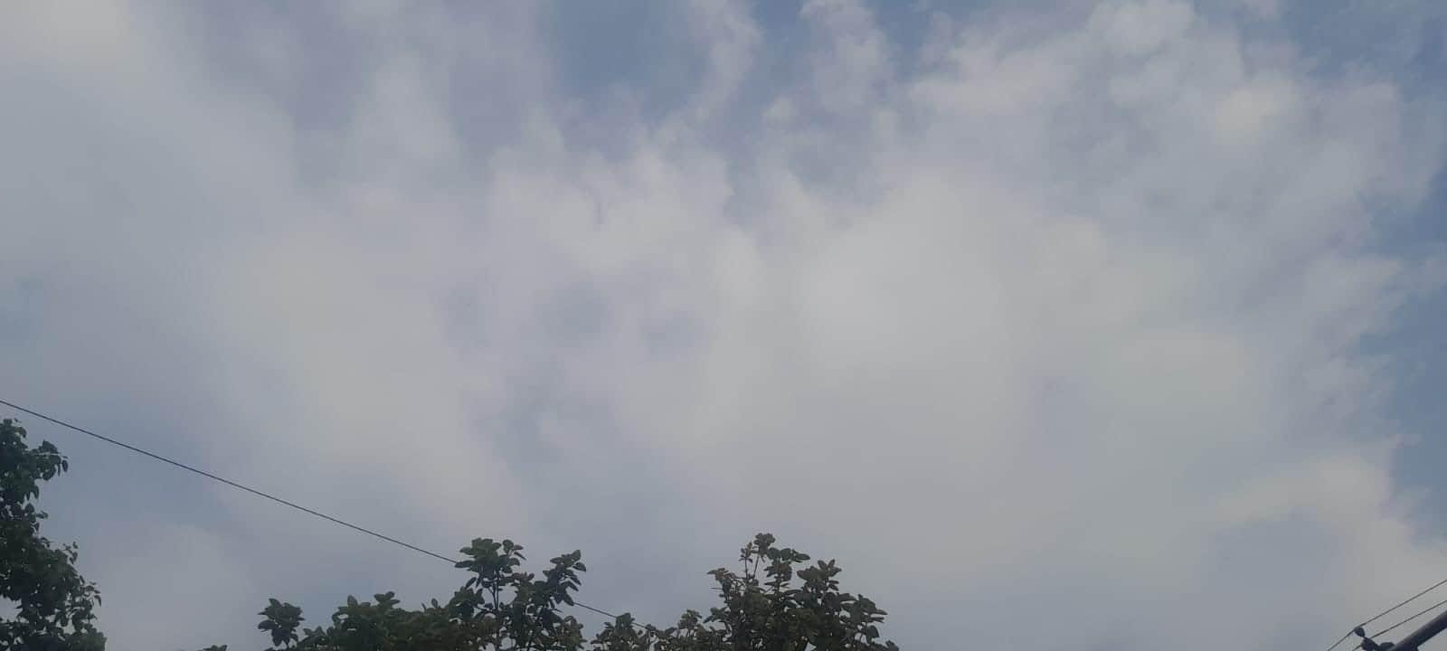 बुधवार शाम के समय इस तरह का रहा मौसम। संवाद