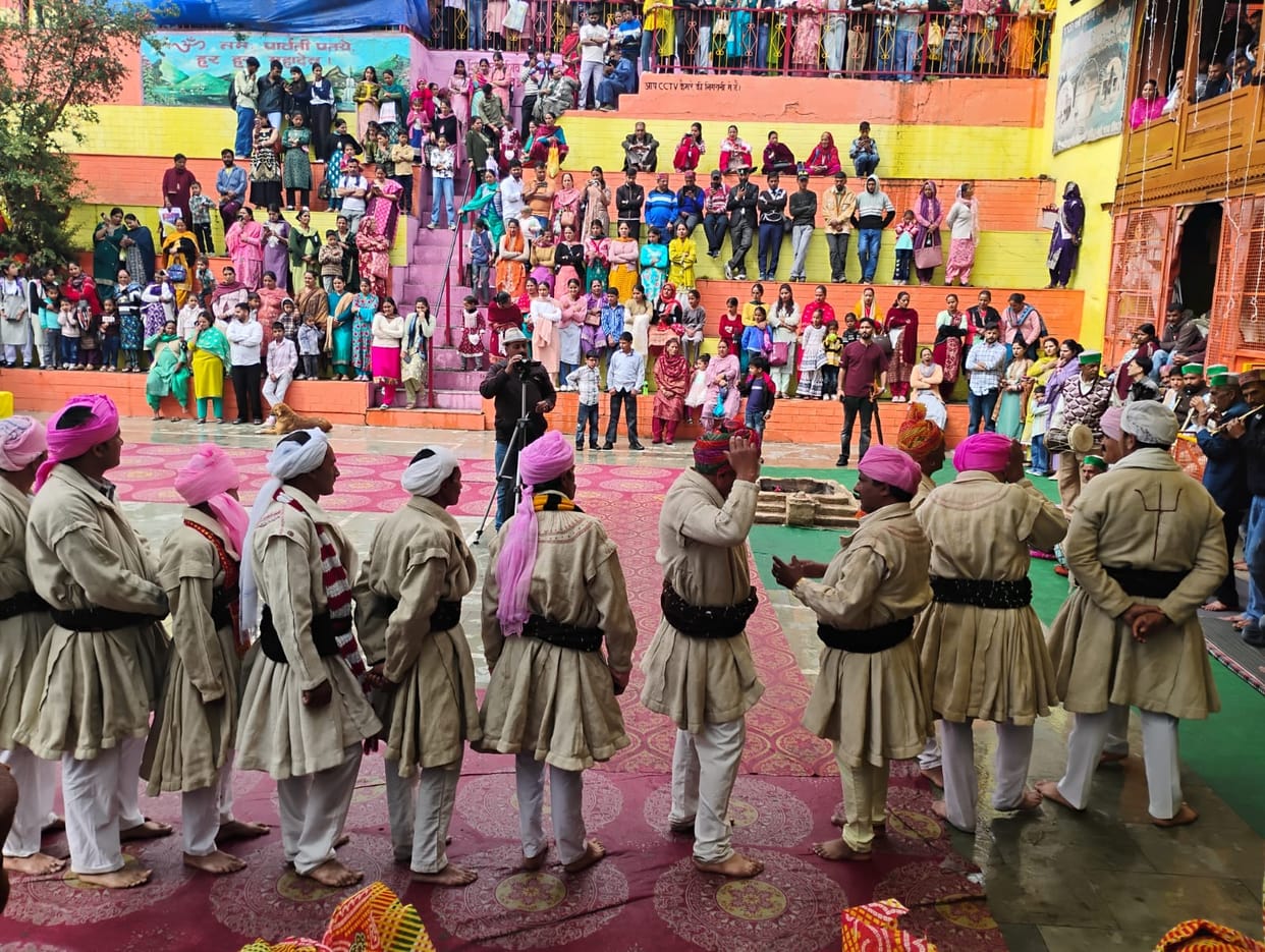 Suhali and Bhasmasur dances remained the center of attraction at the Saho Jatar Fair.