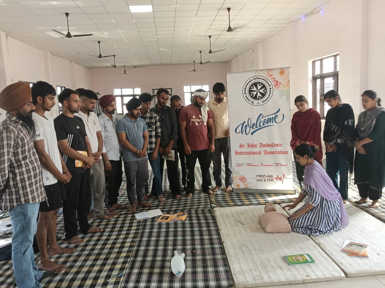Lifesaving training is being given to 30 youth in Hajwana village.