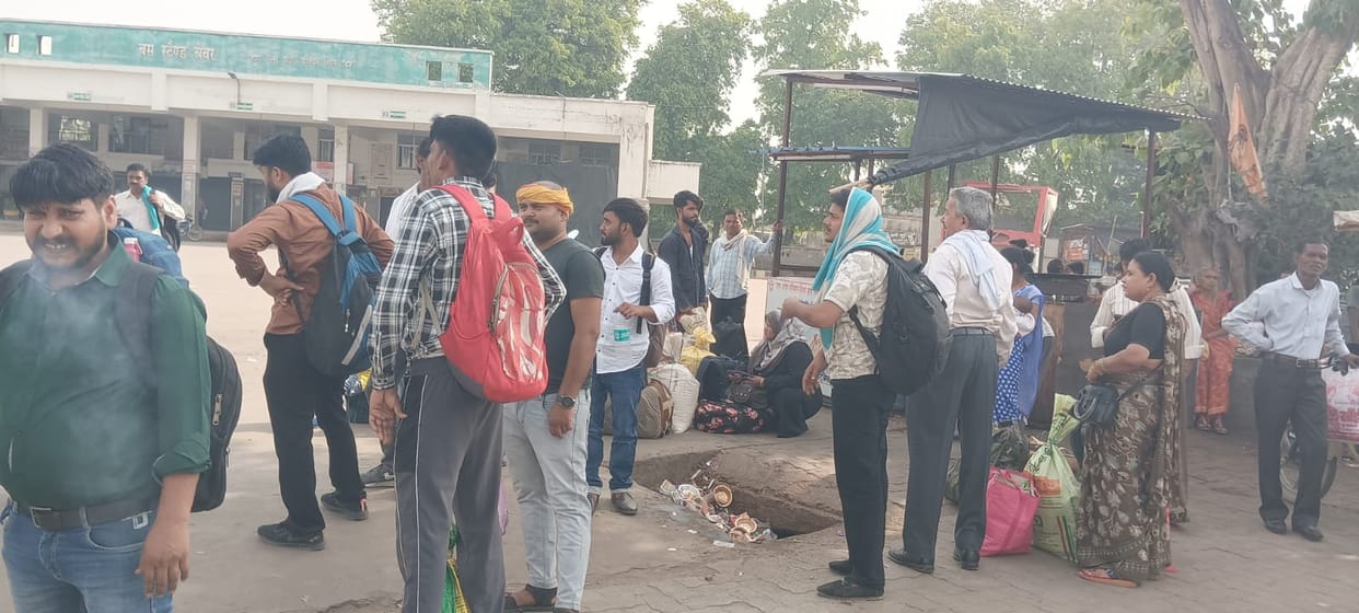 Passengers were troubled by the shortage of buses for the second day as well.