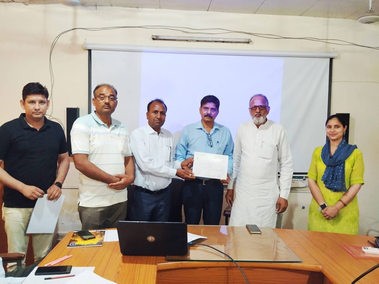 Dr. Sanjay Sharma and Narottam Soni Honored for Outstanding Contribution