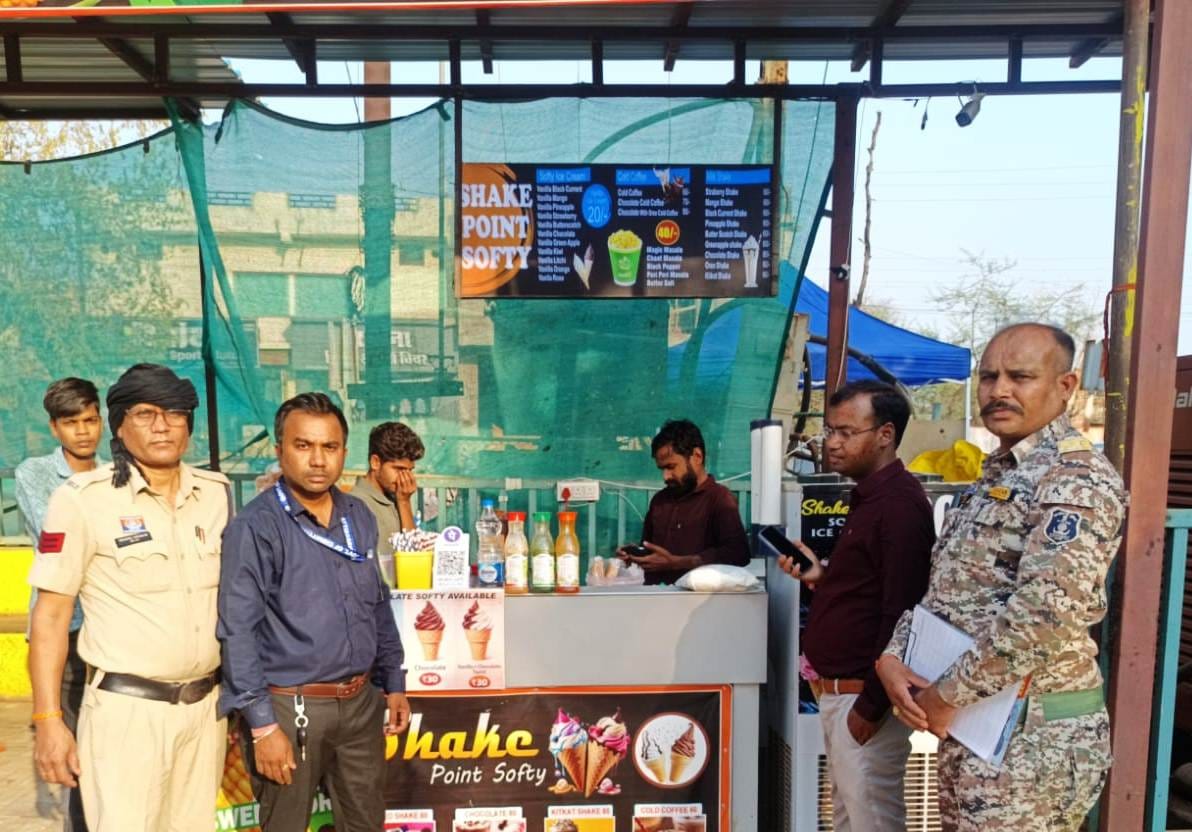 Raids on more than 50 food shops in Kawardha