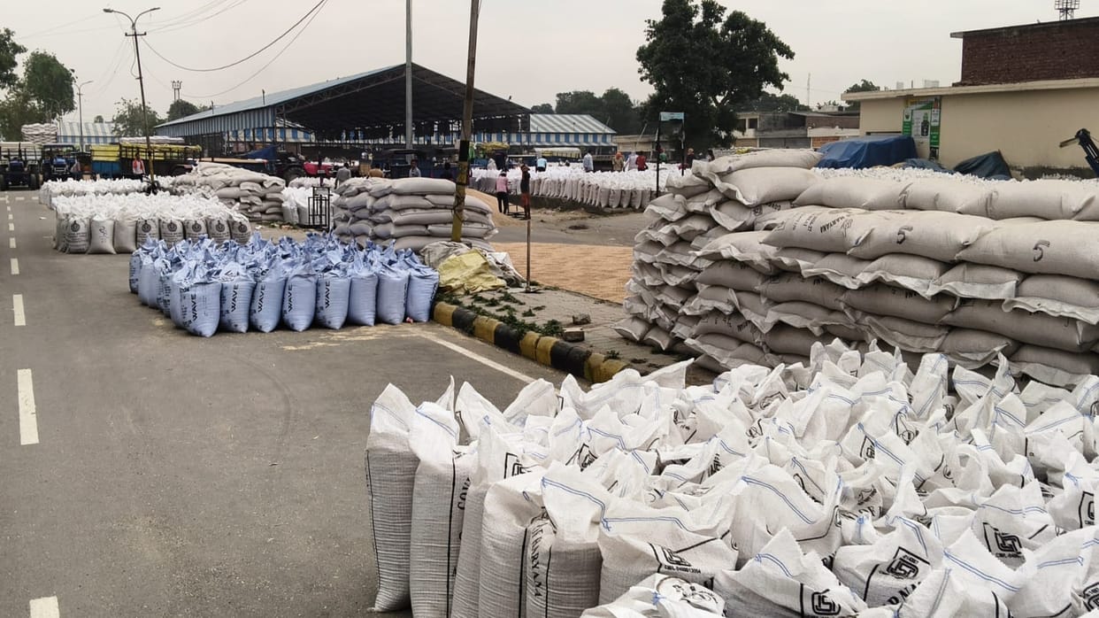 57,610 metric tons of wheat await lifting from the mandis