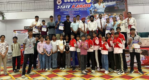Agra shines in Karate: Players hoist state-level flag with 18 medals
