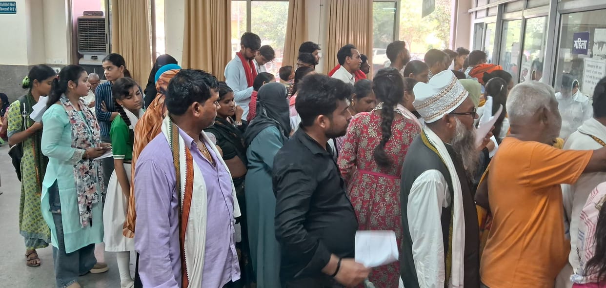 Skin Ailments Rise Amidst Heat and Humidity; OPDs Swamped with Crowds