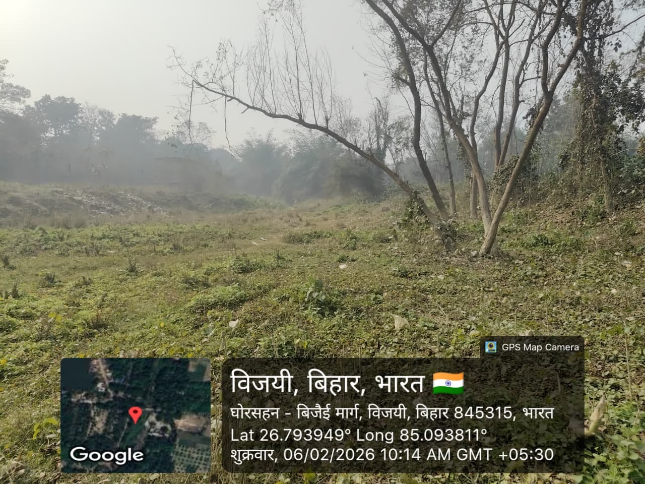 मनरेगा योजना के तहत इसी जगह को नाला का उड़ाही दिखाया गया था।