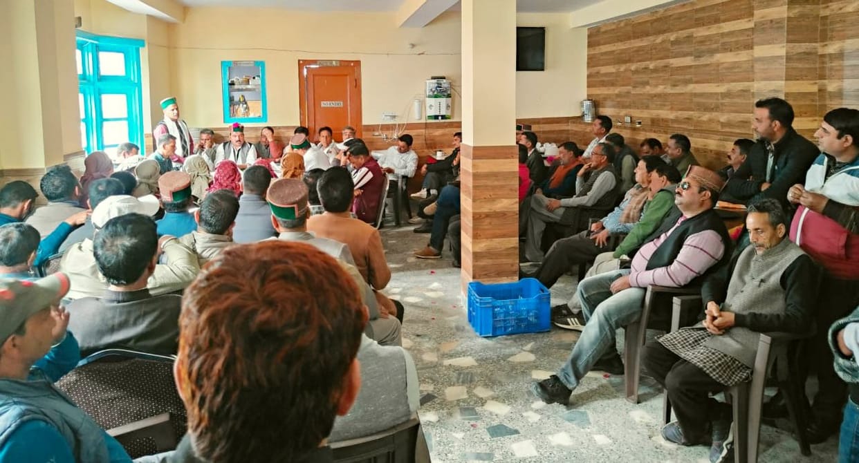 Block Congress President taught the lesson of unity