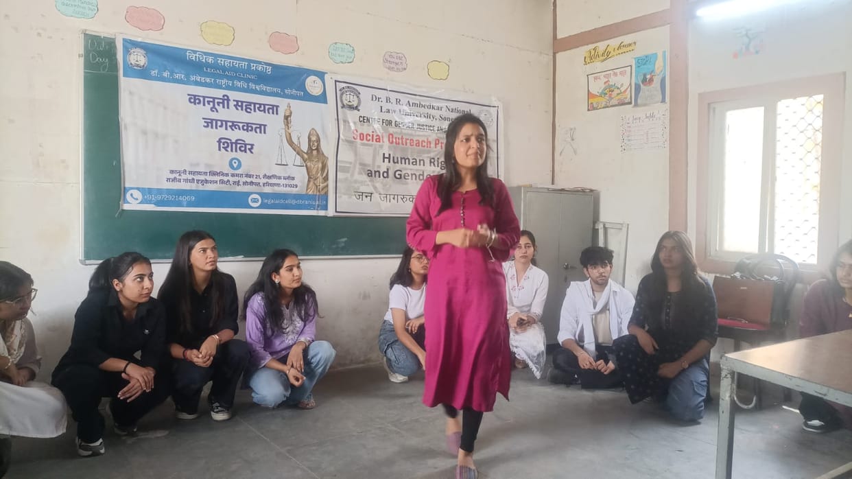 A cyber awareness campaign was conducted at Dr. B.R. Ambedkar National Law University.