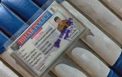 sub inspector died in road accident who returned his home truck driver flee away Muzaffarpur Bihar