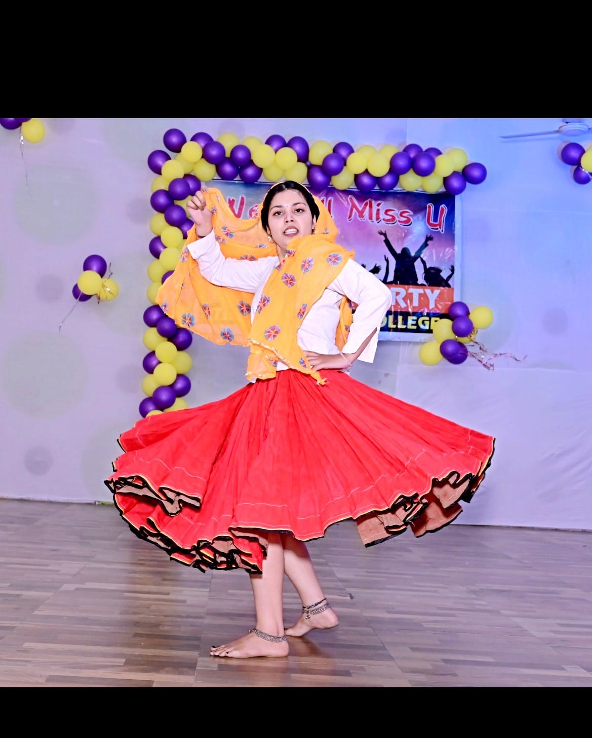 MA History Student Komal Crowned Miss Farewell