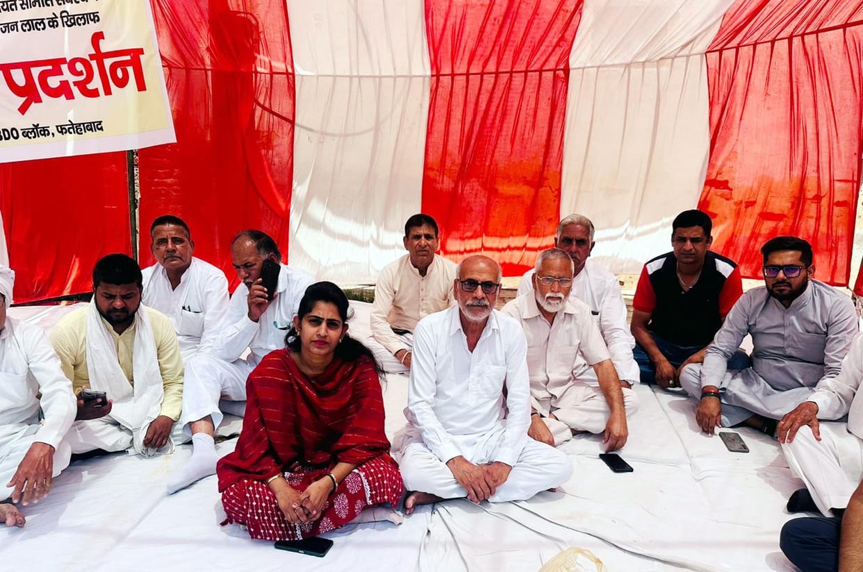 Chair, camera, and controversy... Chairperson said - will continue the sit-in until action is taken against the BDPO