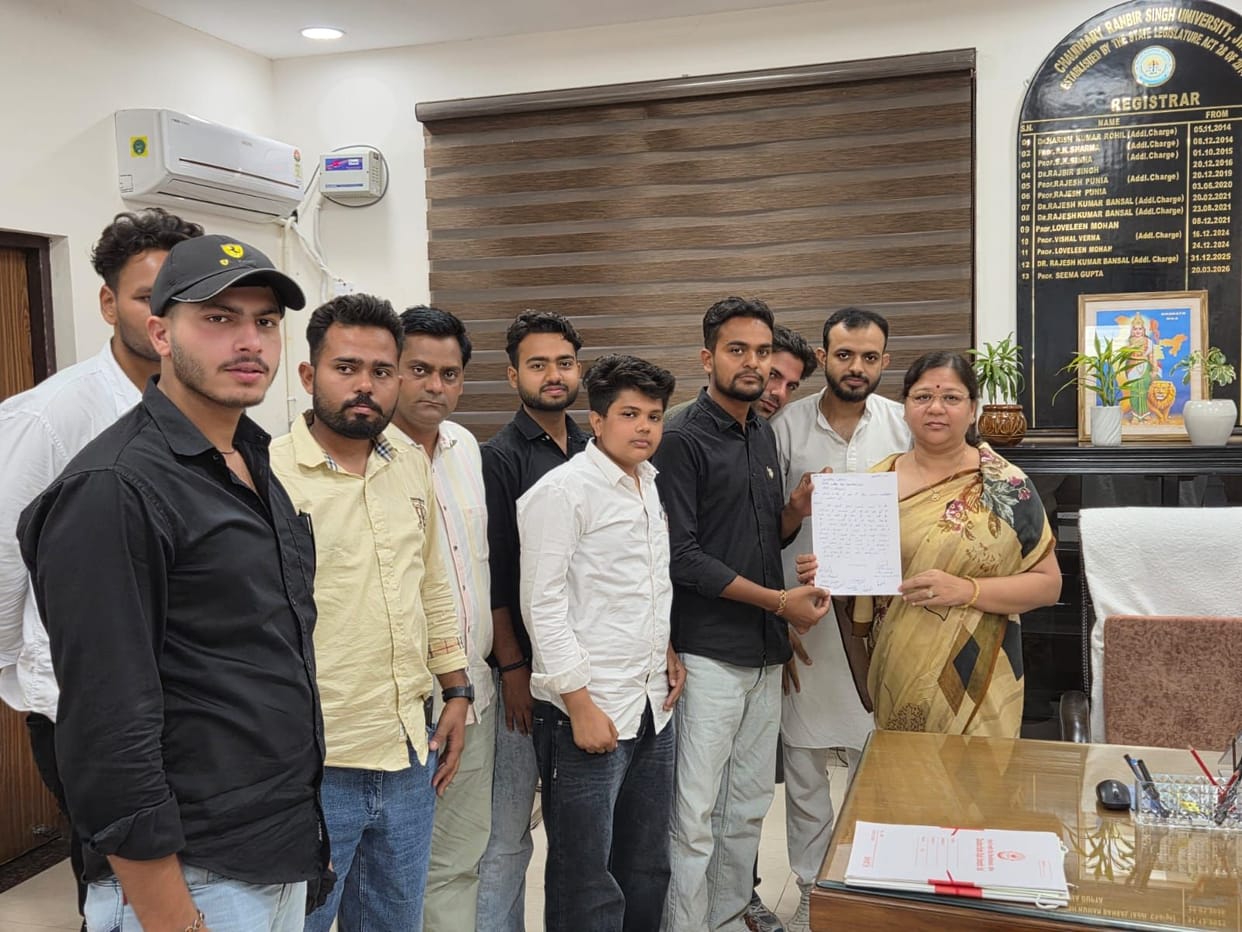Student organizations launch agitation over the dilapidated condition of Shivaji Hostel.