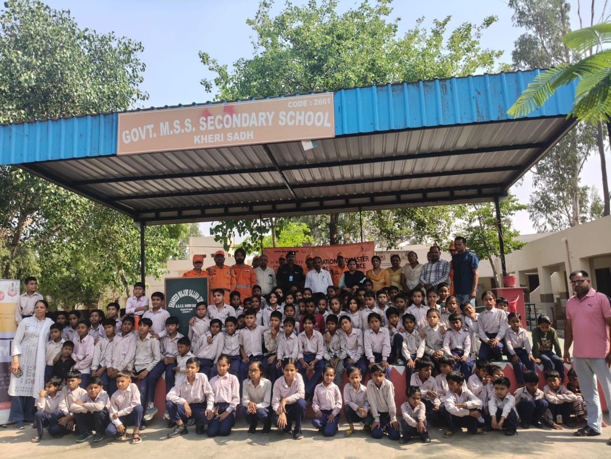 Disaster management information given to students