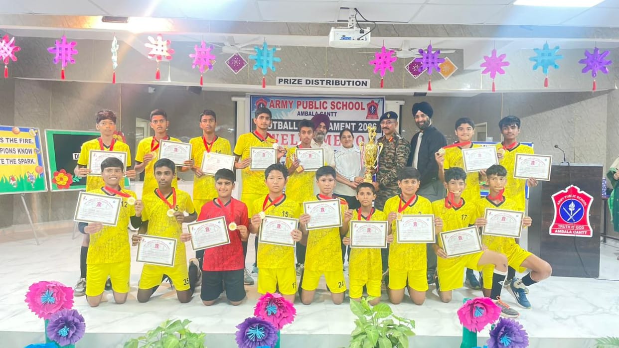 Army School became the champion by defeating Patiala